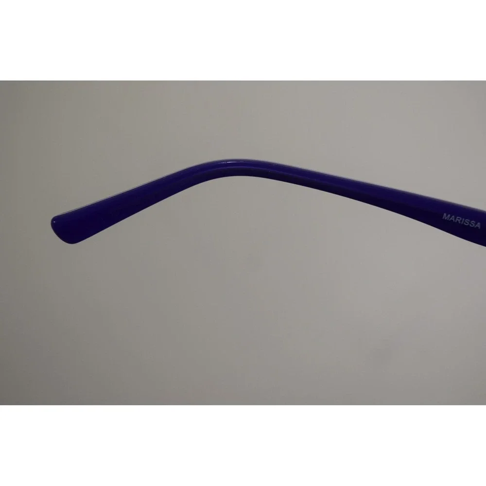 Marchon NYC Marissa Junior 664 Rectangle Purple Red Hearts Eyeglasses 47 16 130